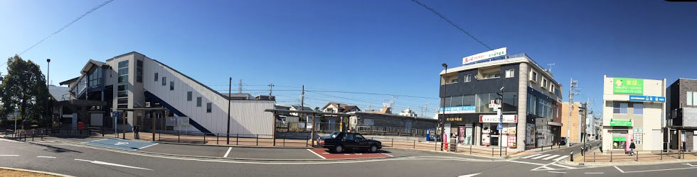 自由民主党高座郡寒川町連合支部 寒川駅周辺の様子